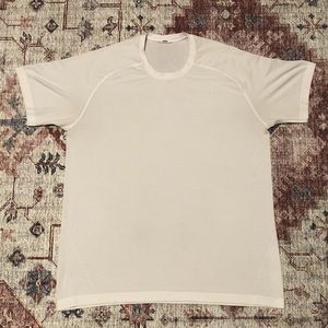 Lululemon L Active Short Sleeve T-shirt Top Stripe